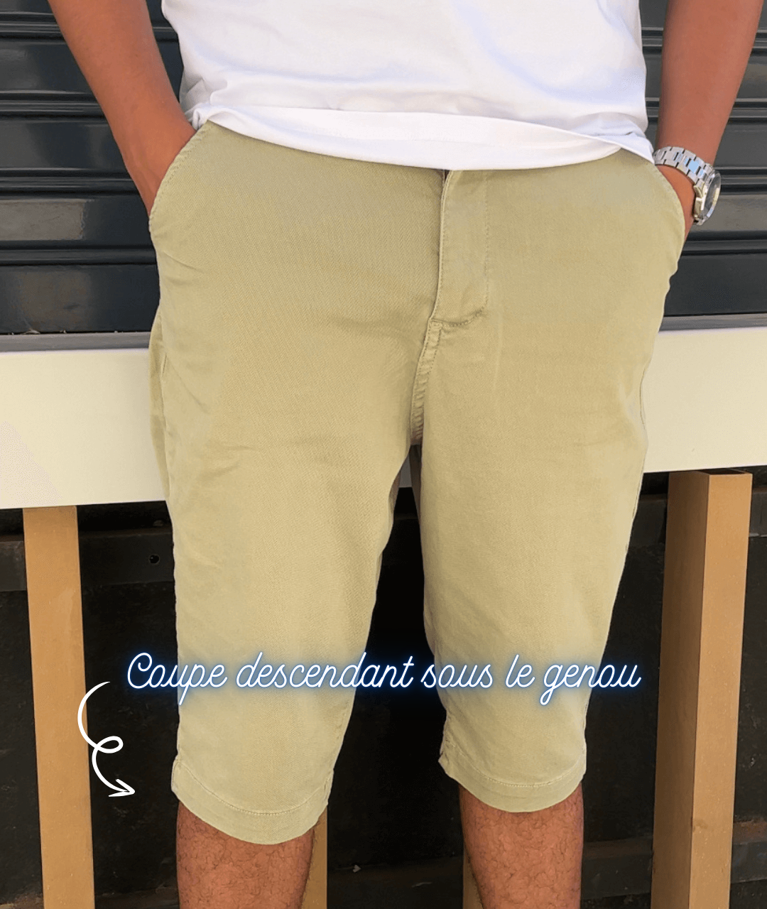 Bermuda DB1 Vintage Coton - Qualité Premium