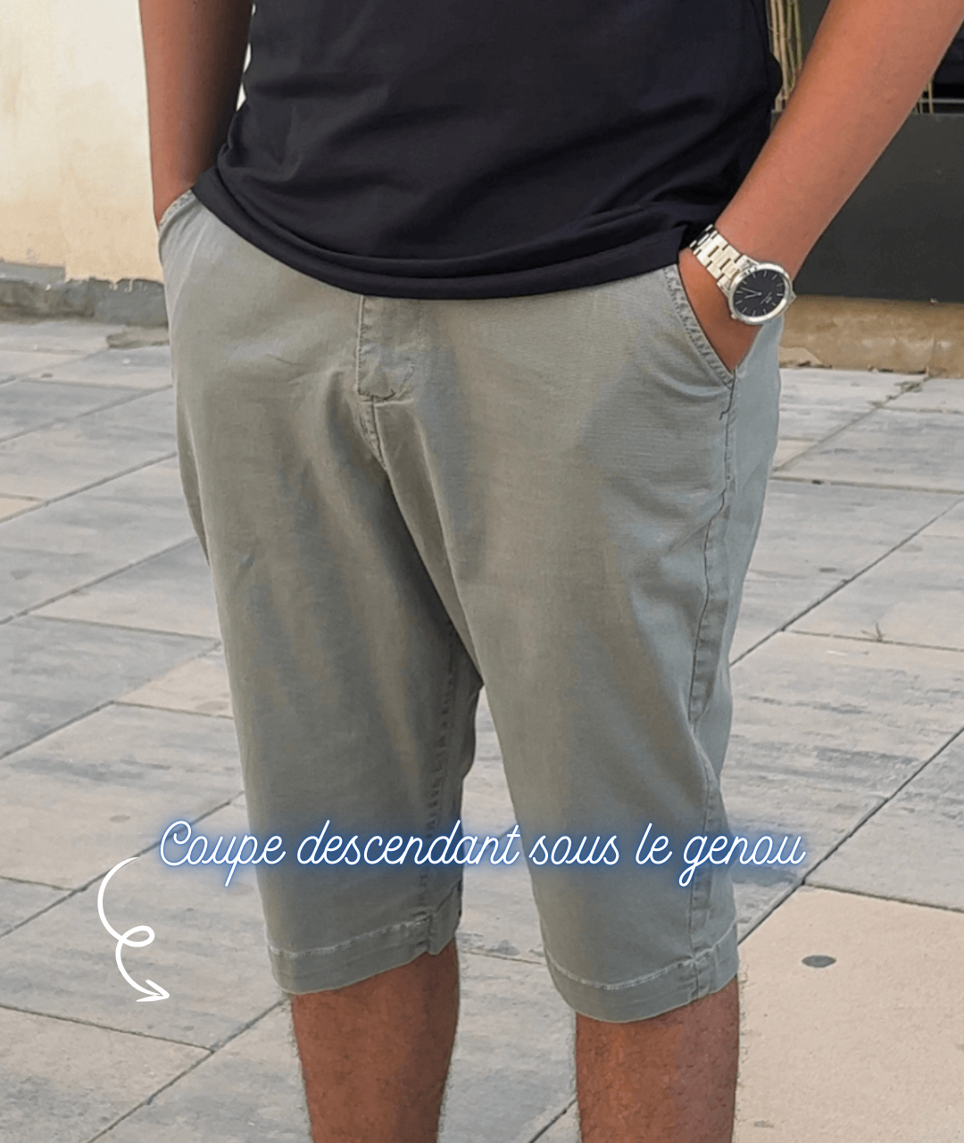 Bermuda DB1 Vintage Coton - Qualité Premium
