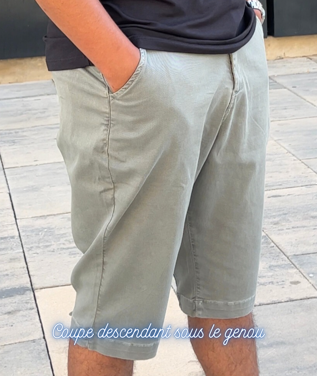 Bermuda DB1 Vintage Coton - Qualité Premium