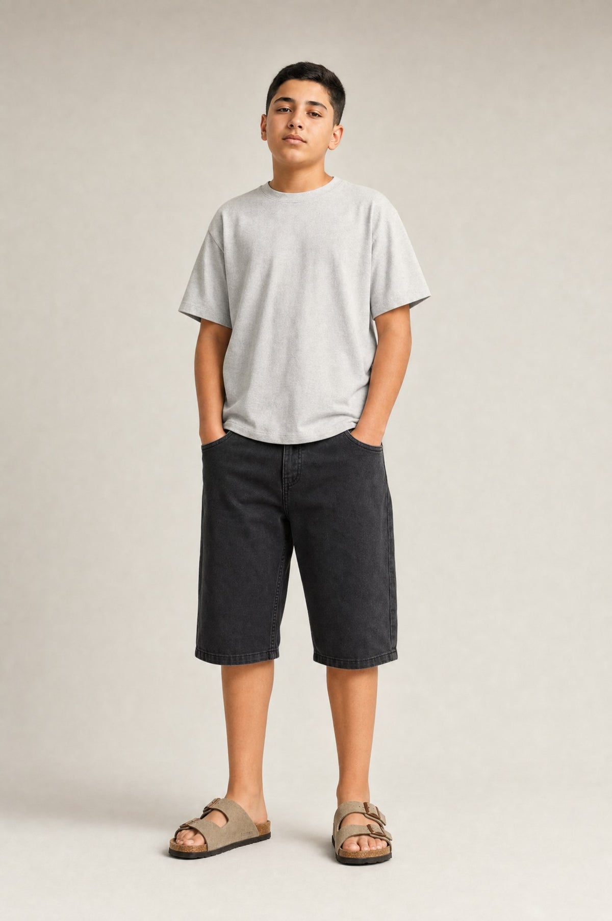 Bermuda Jeans Long Ado Dark (face)