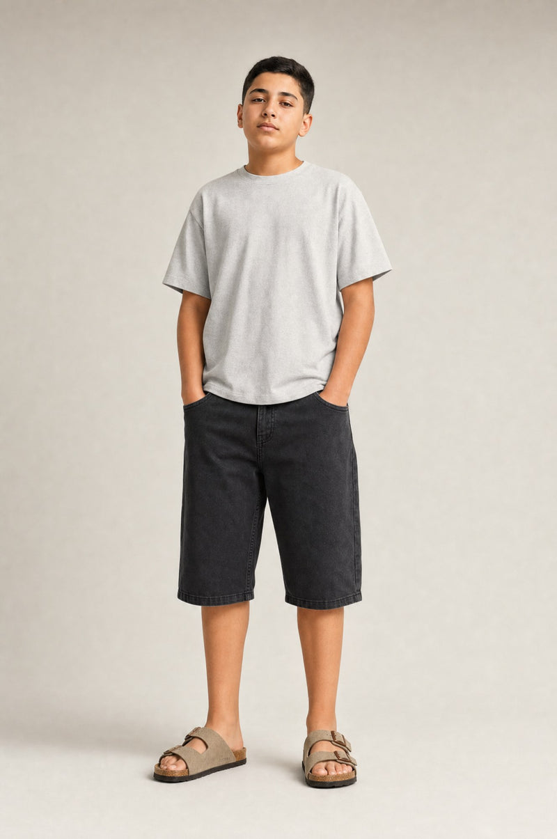Bermuda Jeans Long Ado Dark (face)